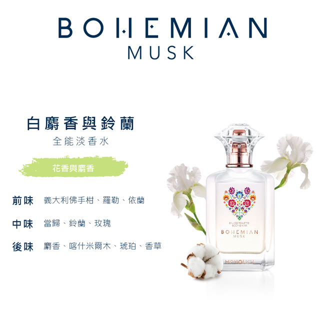 Manoush Manoush 白麝香與鈴蘭全能淡香水30ml 屈臣氏watsons Manoush Manoush 白麝香與鈴蘭全能淡香水30ml 屈臣氏watsons